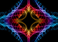 Abstract smoke art