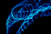 blue smoke
